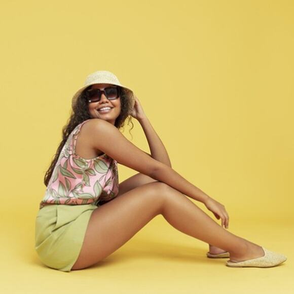 Gyal Bashy Boano Crochet Bucket Hat – Natural Straw – NWT main image 5